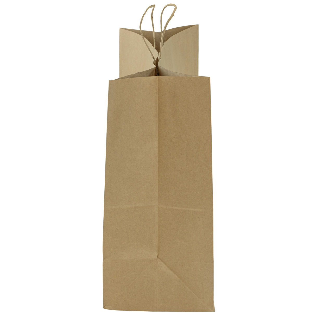 Torba papierowa z uchwytem skręcanym 500x180x390mm Brązowa