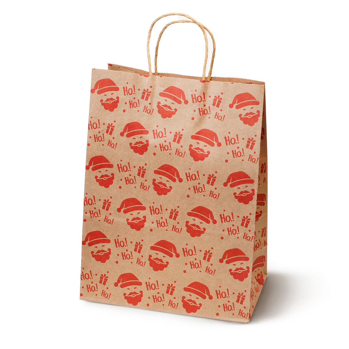 Torba papierowa świąteczna 150x80x210mm Merry Christmas Renifer 4szt.