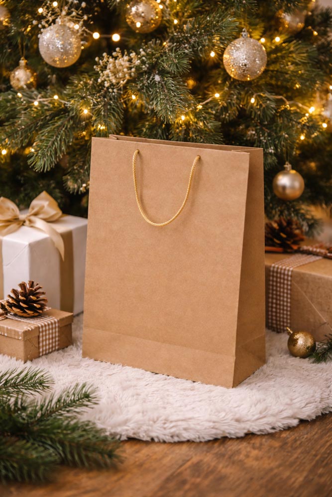 Torba Papierowa ECO Prestige 300x100x400mm Brązowa