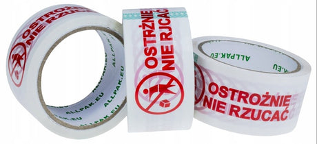 Taśma pakowa 48/50y OSTROŻNIE NIE RZUCAĆ