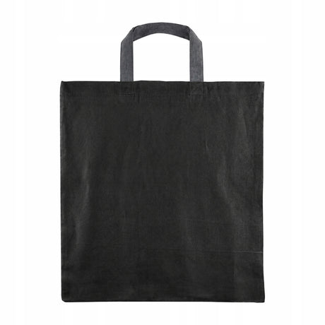 Torba Bawełniana 380x420mm Czarna Uchwyt: 35cm