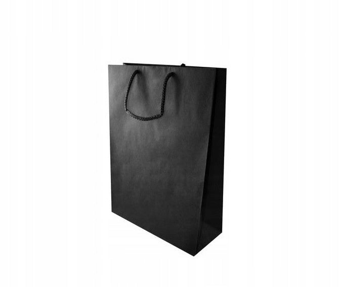 Torba papierowa ECO prestige 240x90x320mm Czarna