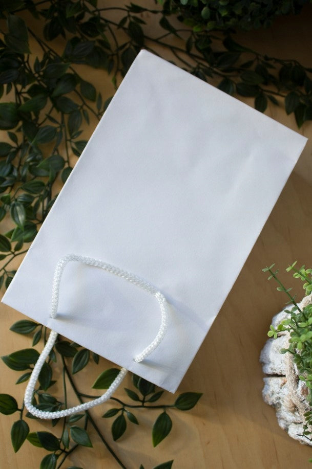 Torba papierowa 300x100x400mm ECO prestige Biała