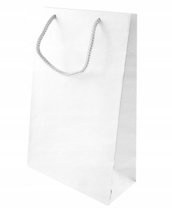 Torba papierowa 300x100x400mm ECO prestige Biała