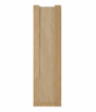 Torba fałdowa z okienkiem 100x60x580mm Brązowa 50szt