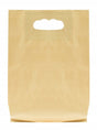 Torba Fałdowa z Wyciętym Uchwytem 220x80x325mm Brązowa 25szt.