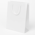 Torba laminowana z uchwytem sznurkowym 240x90x320mm Biała