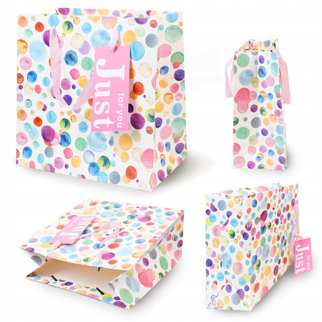 Torba laminowana z kropkami