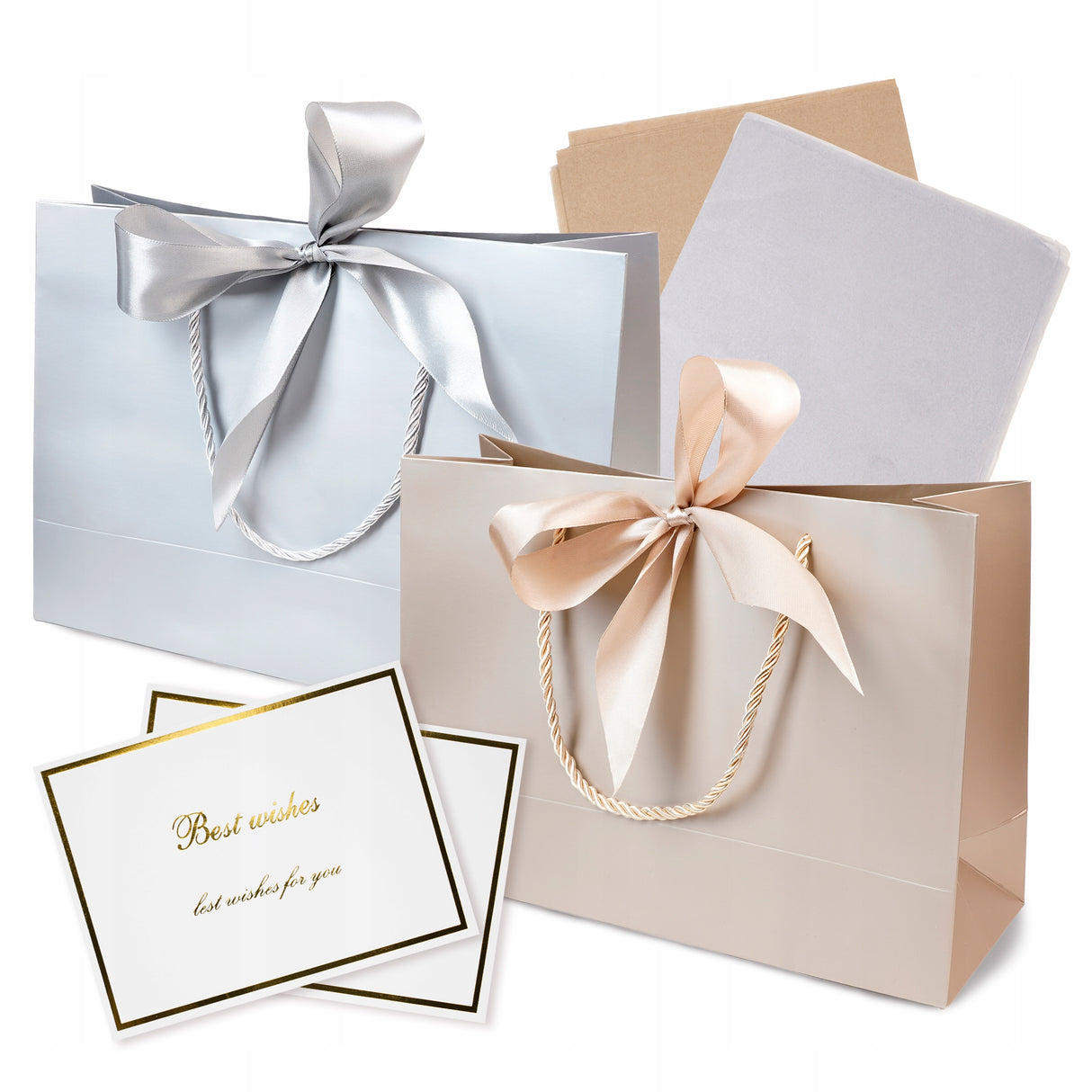 Torba laminowana z wstążką 2szt.