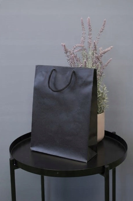 Torba papierowa ECO prestige 240x90x320mm Czarna