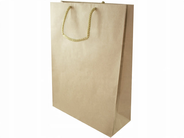 Torba papierowa ECO prestige 170x70x250mm Brązowa