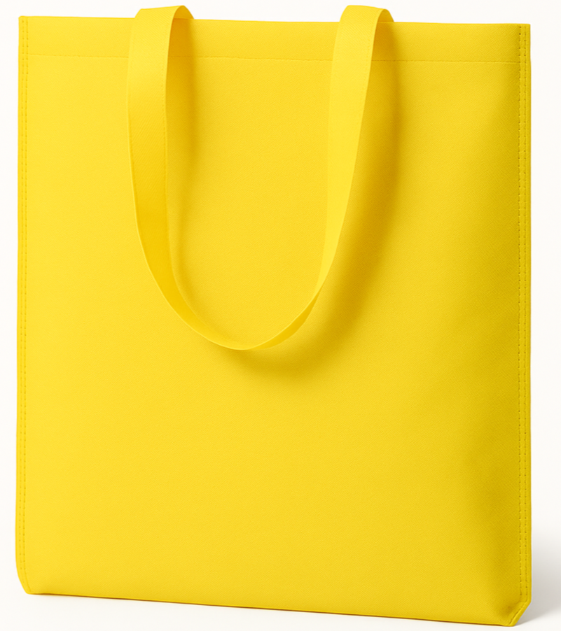 Torba polipropylenowa Żółta 360x420mm Uchwyt: 38cm