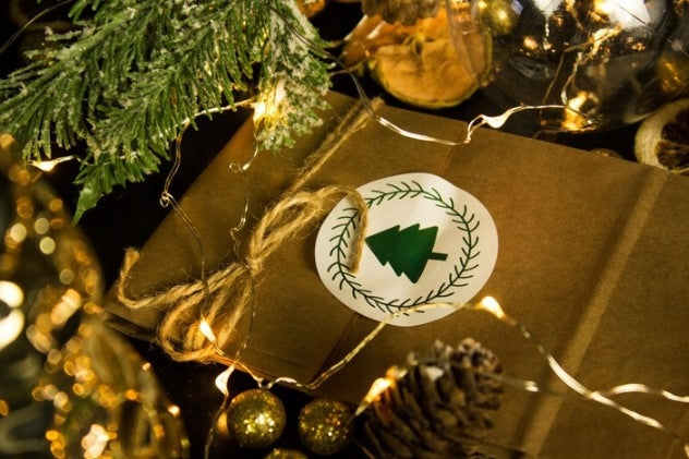 Naklejki świąteczne CHOINKA ozdobne 10szt.