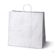 Torba papierowa z uchwytem skręcanym 450x170x480mm Biała