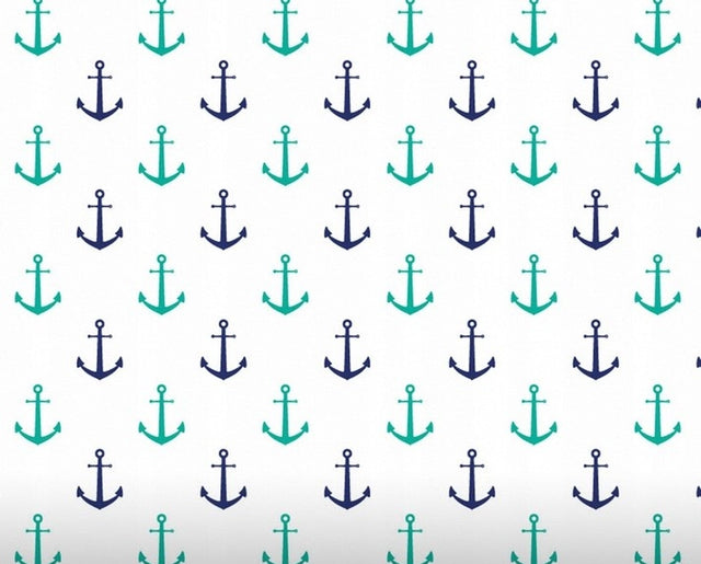 Tkanina Bawełniana Kotwice 135g 1mb