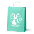 Torba papierowa 240x100x320mm Zielony Pastel ALLELUJA ZAJĄCZEK 50szt.