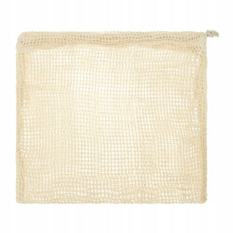 Worek z Siatki Bawełnianej 15x18cm Ecru