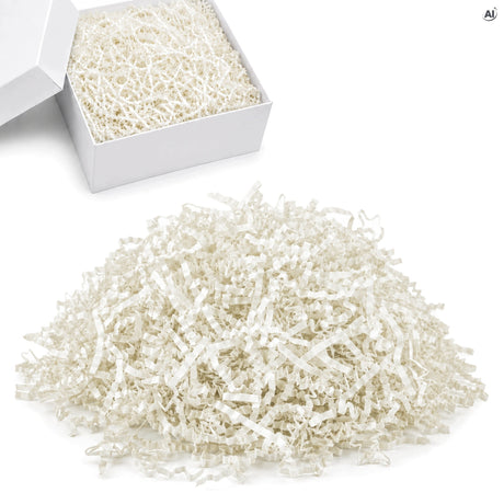 Wypełniacz papierowy do prezentów 100g Biały