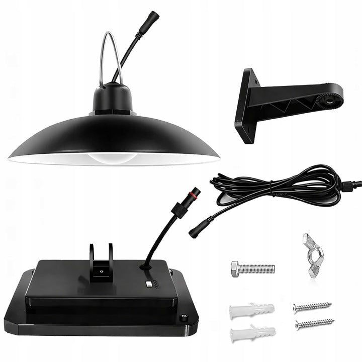 Wisząca lampa solarna LED ogrodowa