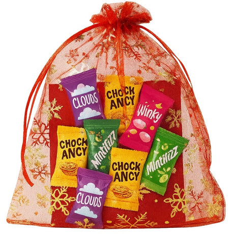 Woreczki ozdobne 100x150mm z Organzy 4szt.