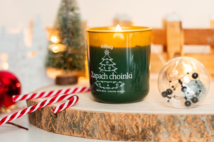 Świeca sojowa zapachowa Choinka