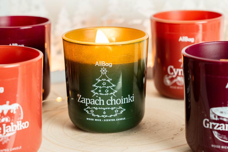 Świeca sojowa zapachowa Choinka