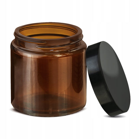 Brązowy słoik do świec zapachowych 120ml 5szt.