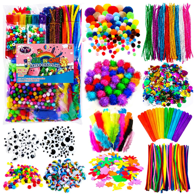 Zestaw do prac plastycznych dla dzieci DIY