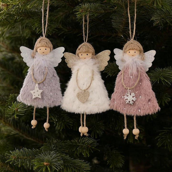 Zestaw ozdób świątecznych na choinkę Aniołki