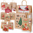 Zestaw świątecznych toreb papierowych 12 szt. Merry Christmas