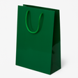 Torba laminowana z uchwytem sznurkowym 240x90x320mm Zielona