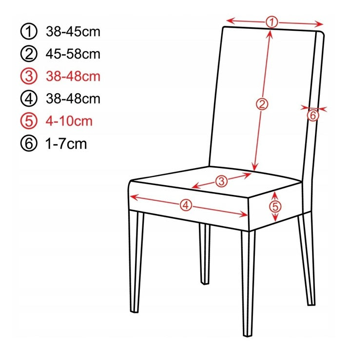 Zielony pokrowiec dekoracyjny na krzesło Renifer