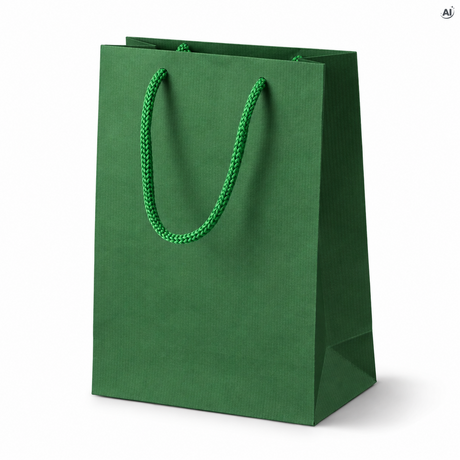 Torba Papierowa ECO Prestige 300x100x400mm - Ciemnozielona