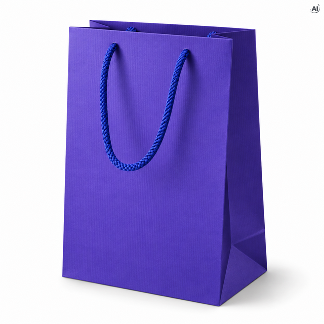 Torba Papierowa ECO Prestige 170x70x210mm - Granatowa