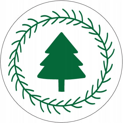 Naklejki świąteczne CHOINKA ozdobne 10szt.