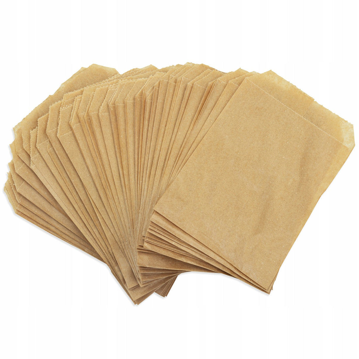 Torba papierowa fałdowa 70x110mm - 1000 sztuk