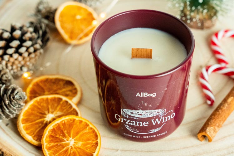 Świeca sojowa zapachowa Grzane Wino