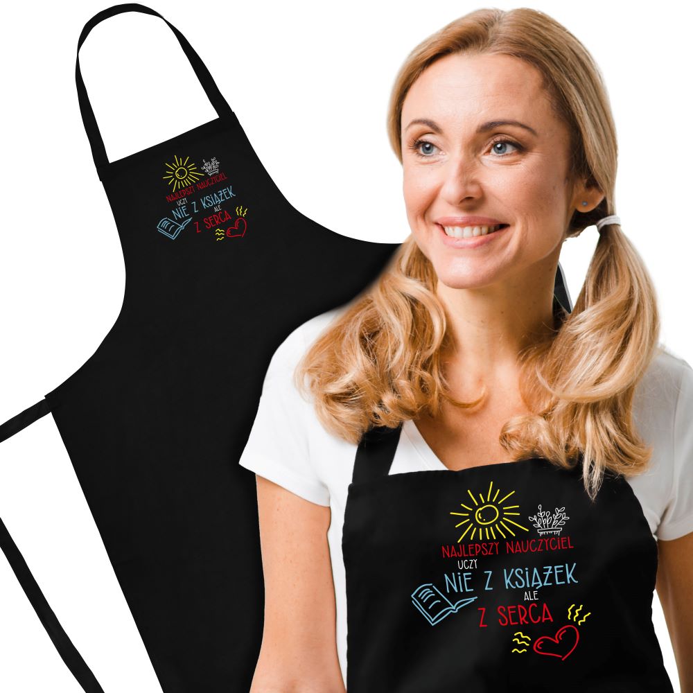 Prezent na dzień nauczyciela fartuch NAJLEPSZY NAUCZYCIEL