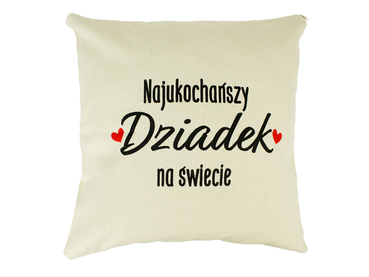 Poduszka na Dzień Dziadka - Najukochańszy dziadek na świecie