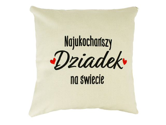 Poduszka na Dzień Dziadka - Najukochańszy dziadek na świecie