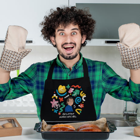 Prezent na dzień nauczyciela fartuch ODLOTOWY NAUCZYCIEL