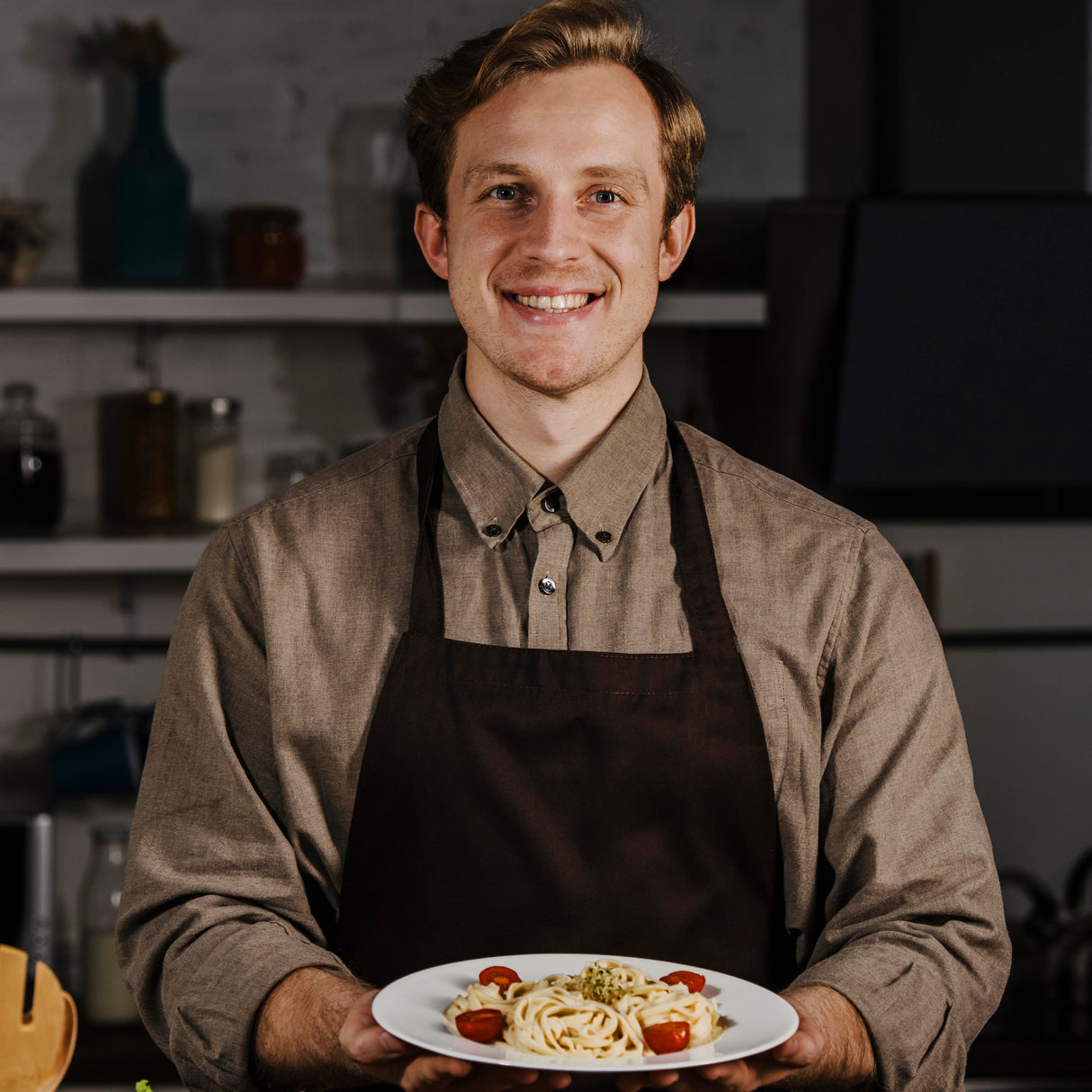 Fartuch kuchenny CZARNY