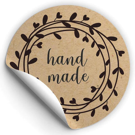 Naklejki HANDMADE ozdobne 10szt.